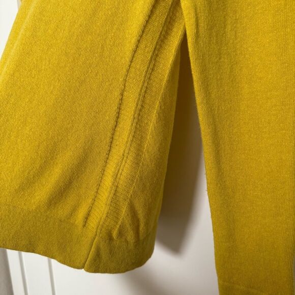 Banana Republic Filpucci Sweater Womens Sz S Yellow V Neck Wool Cashmere Blend - Picture 5 of 12